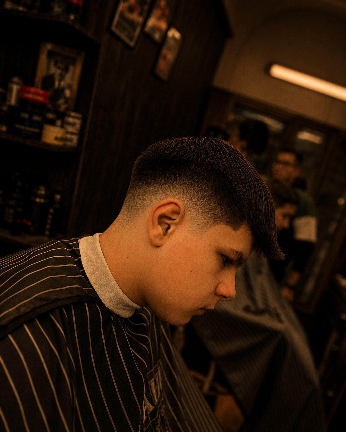 Precizní střih ve stylu Tata Barbershop